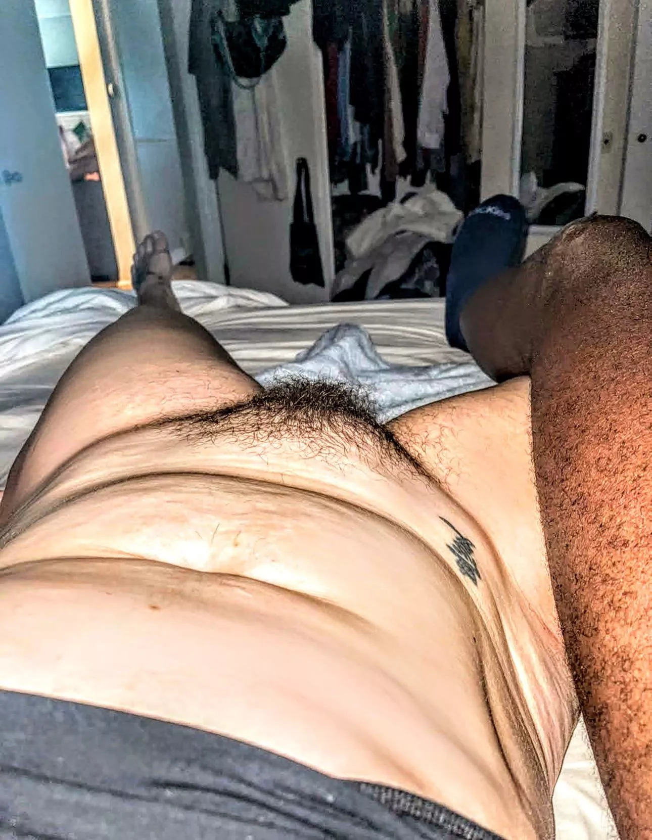 Hope her hairy mound is welcomed here🖤 posted by Black9inch4U