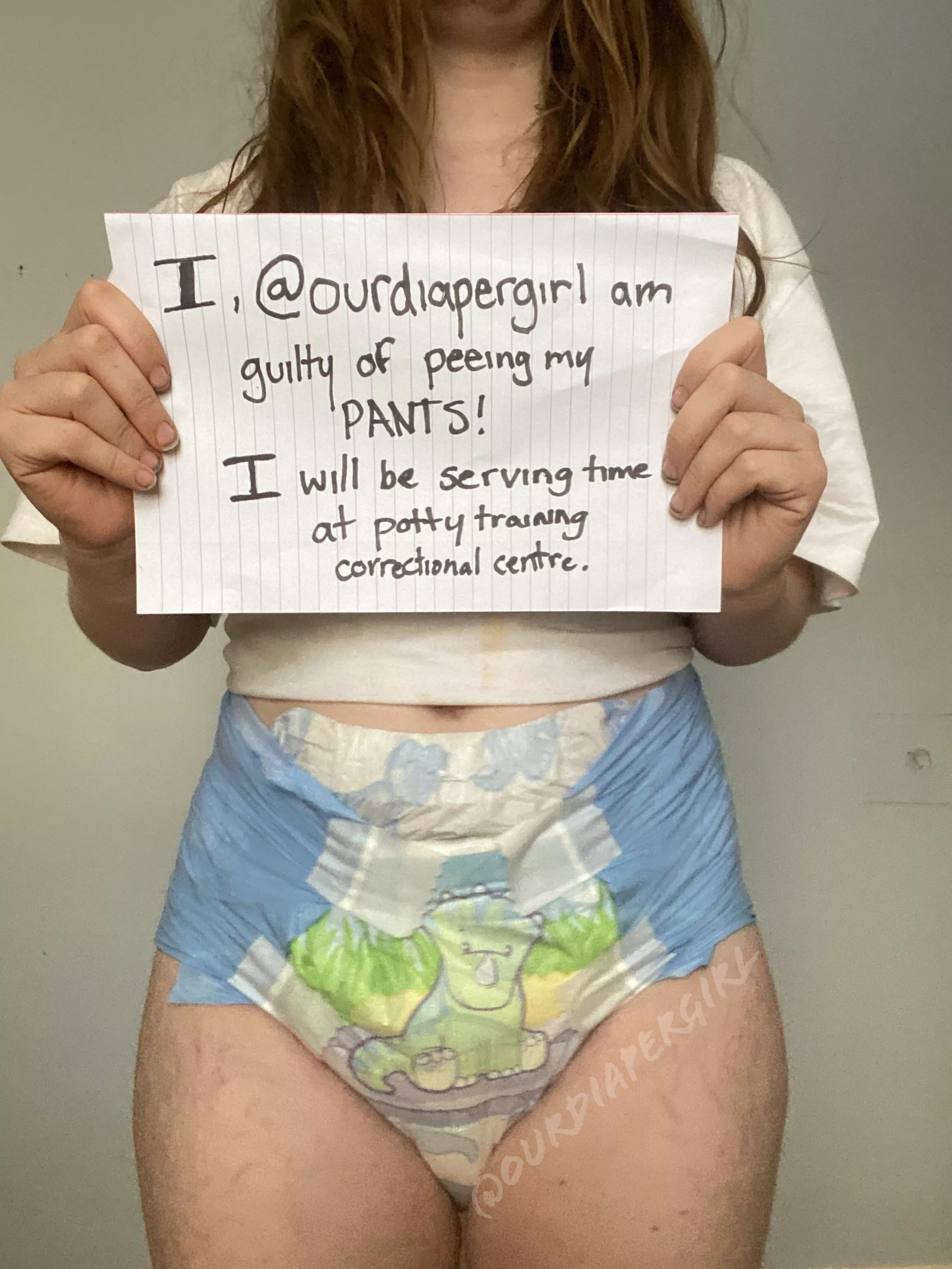 I can’t believe I got caught posted by Ourdiapergirl