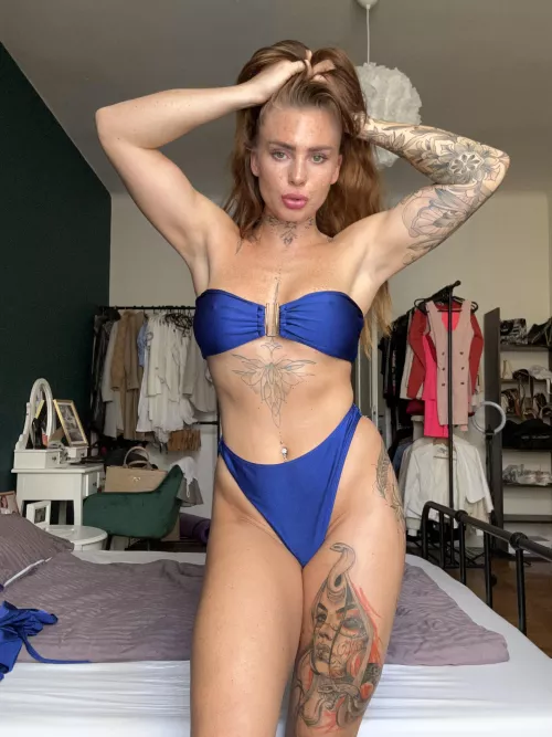 I heard freckles and tattoos are the best combination... by AnyAdsz