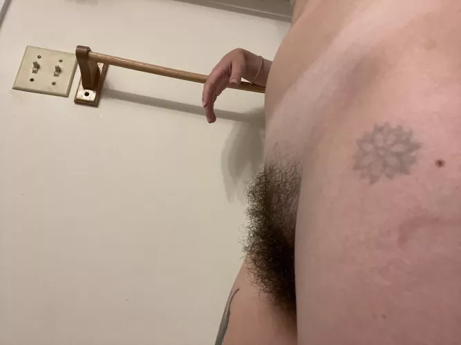 I laugh when people tell me to shave like I care what their opinion is by Omphidian