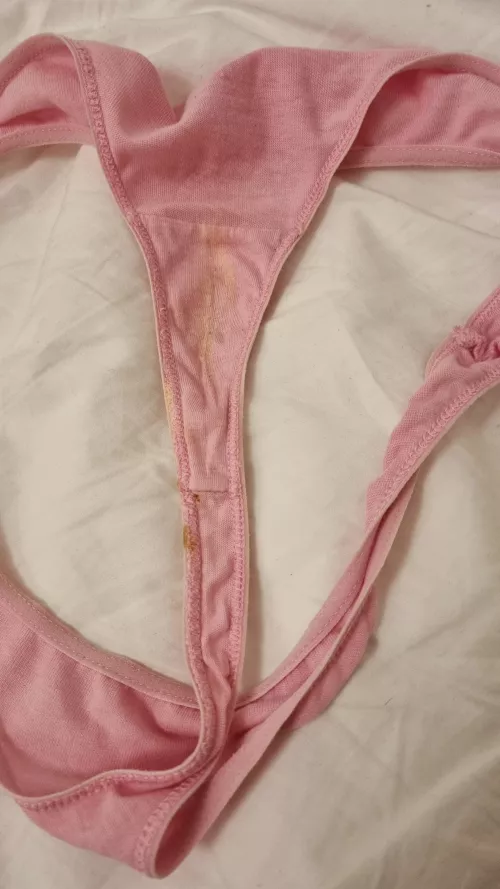 Lots of juices here after a 2 day wear🤭 by Little_miss_lewd