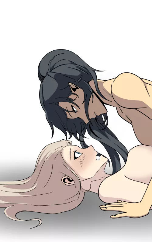 My OCs Erin and Sophia from my Webtoon comic [Ungodly] by ActuatorOk3928