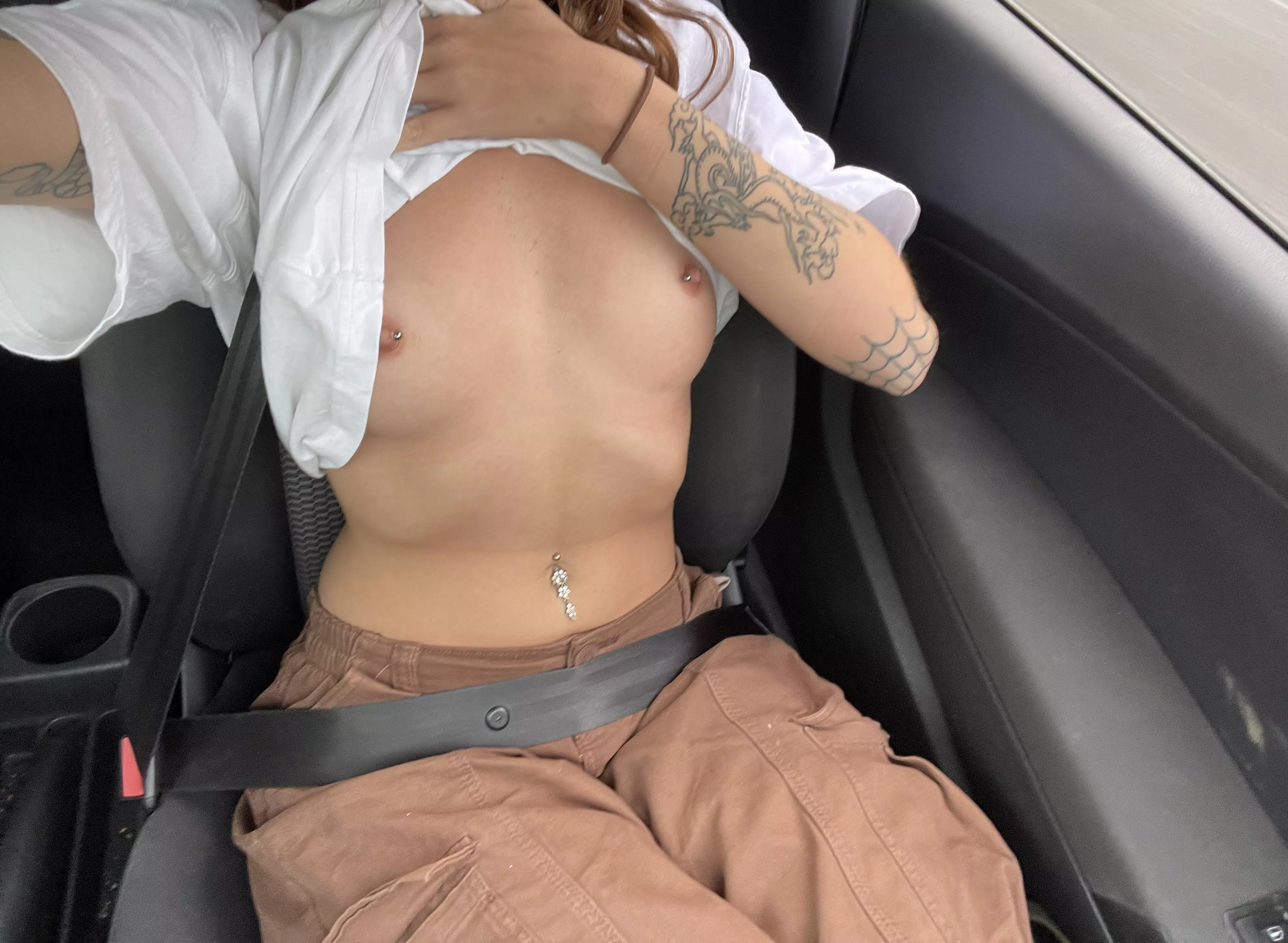 Never wear a bra these days, I don’t really fill them out [F] 21 posted by SwordSwallower-