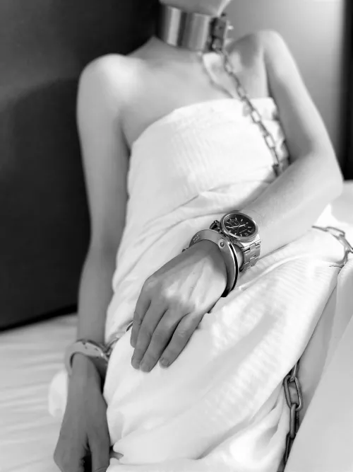 [OC] Waking up collared and handcuffed by JessicaShackled