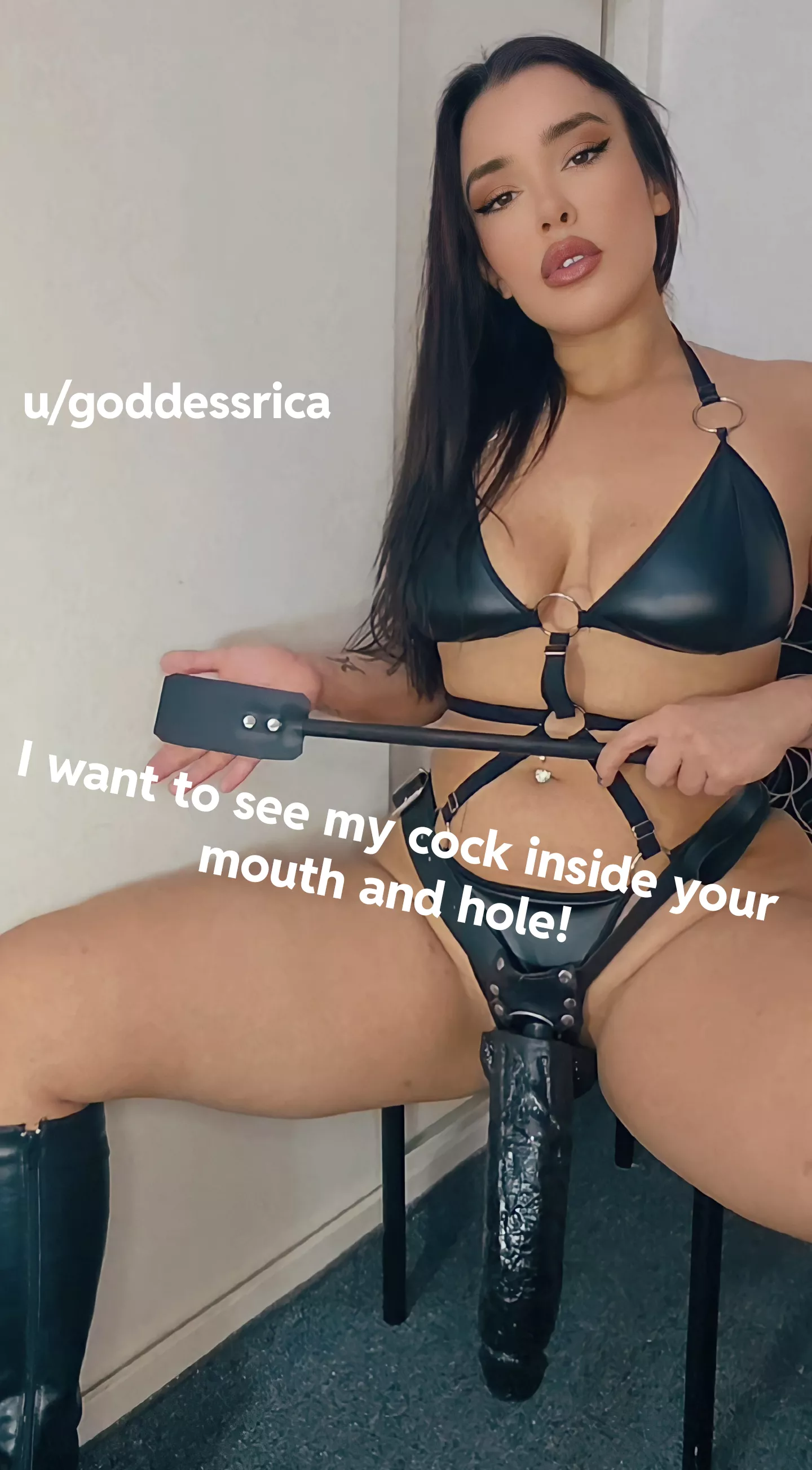 Ready to be my bitch? posted by goddessrica