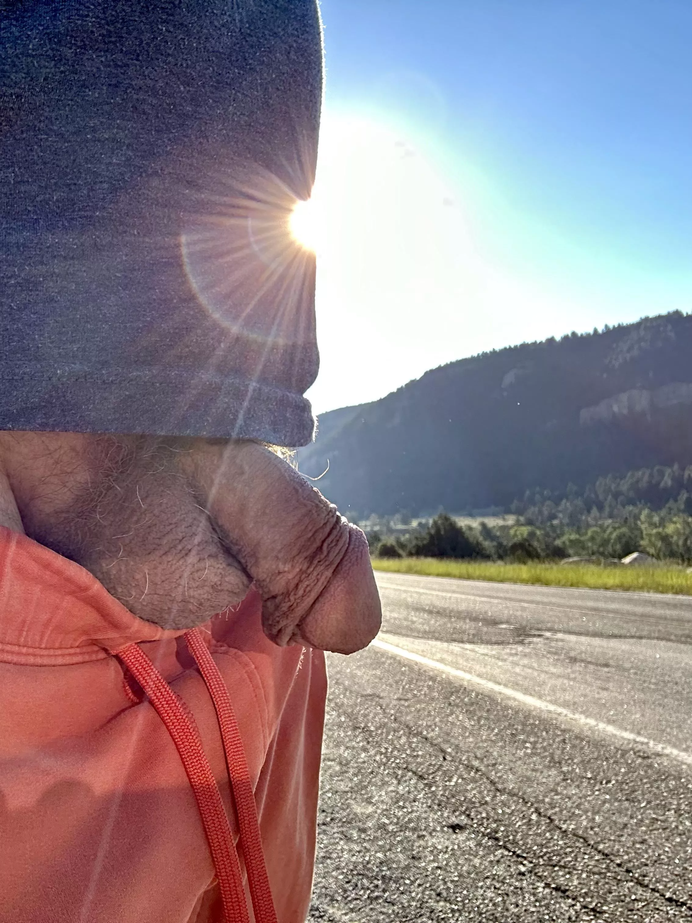 Right on the side of the road. Totally got caught. posted by Bigheadtool