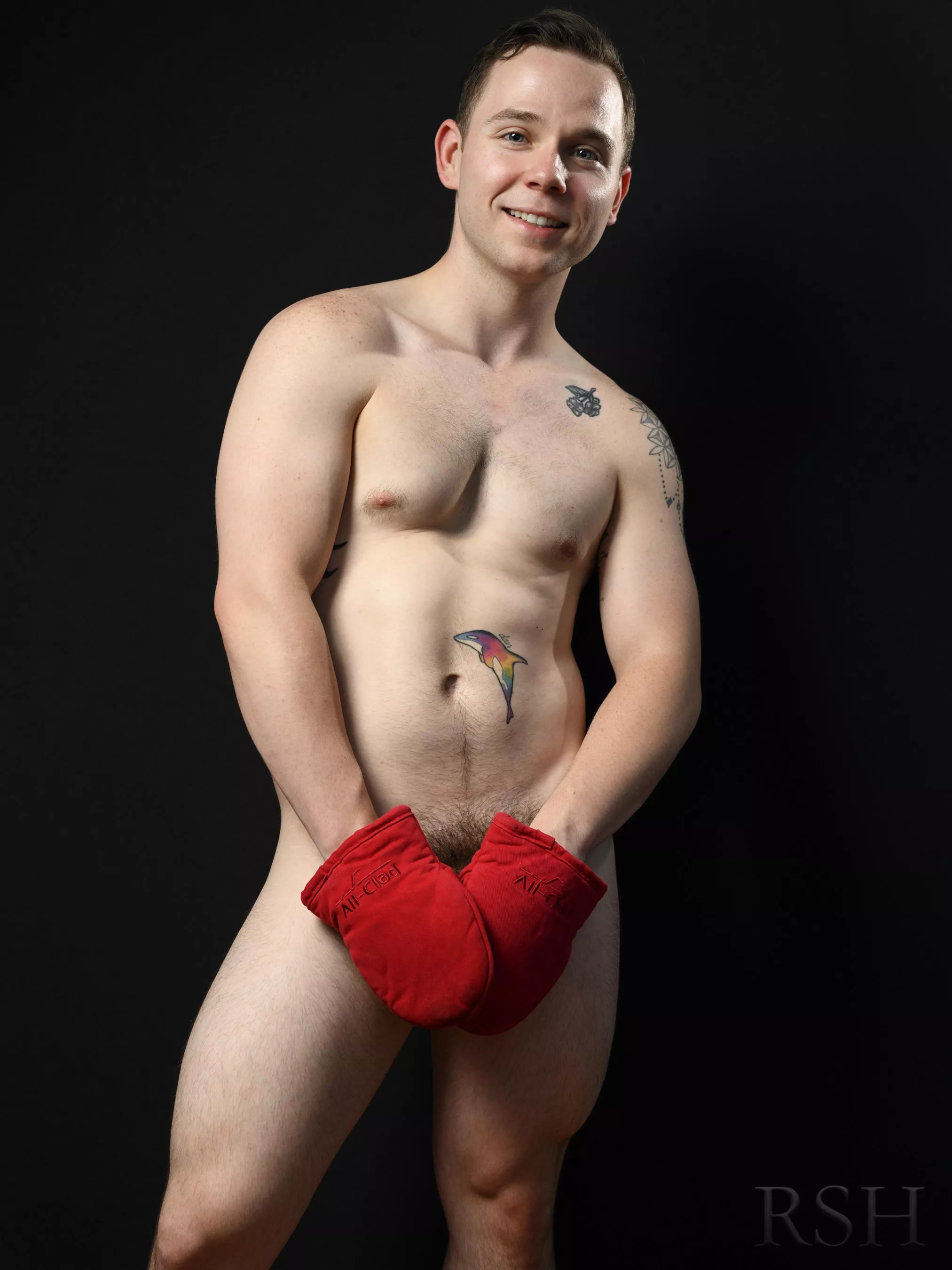 The oven mitts aren’t covering any ink 😌 posted by Chicken-McThugget