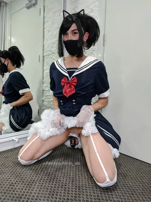 This girl is hiding a little secret 😉 by SissyAlina_xo