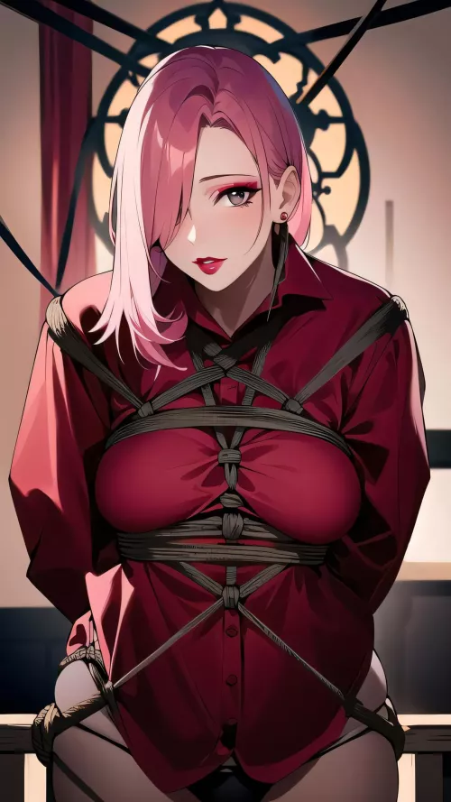 you really know your way around a rope babe (made from a professional photo of me) by GlassReforged