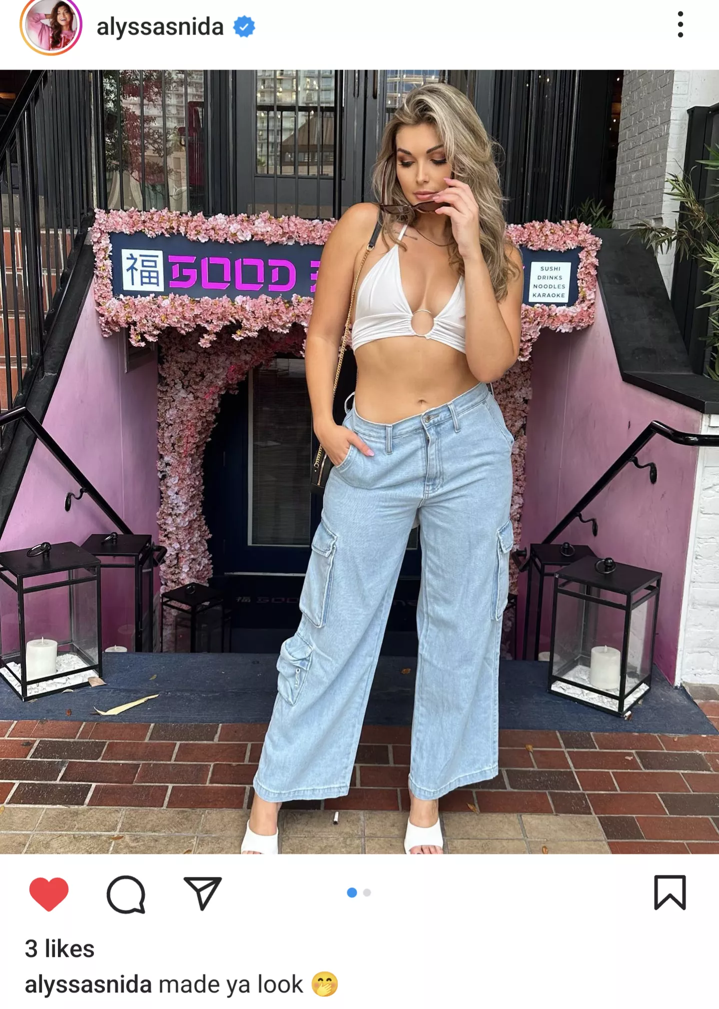 Alyssa Snyder is getting playful. posted by Murph4380