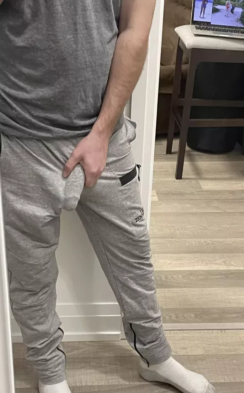 Grey sweatpants by FineBookkeeper9700