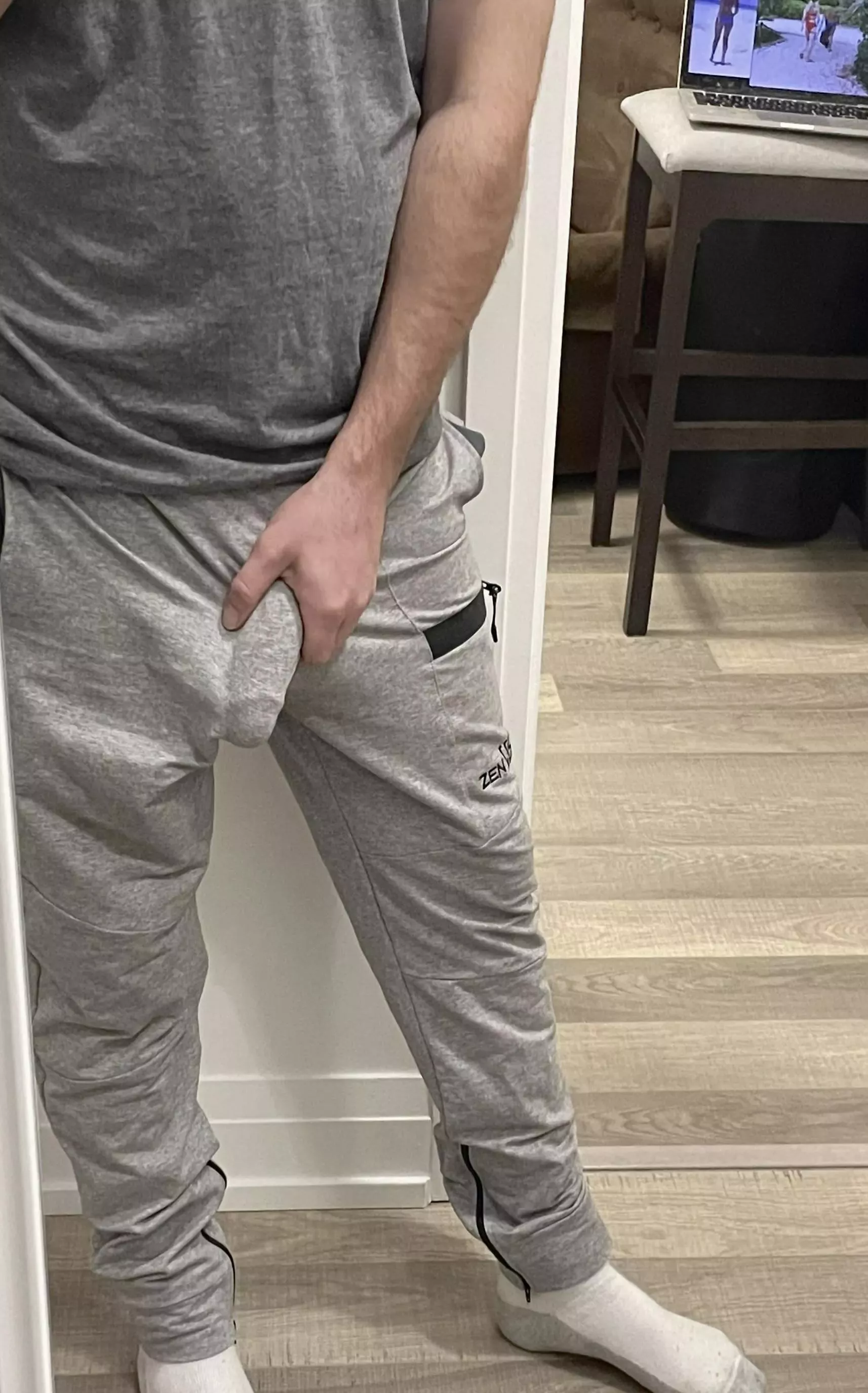 Grey sweatpants posted by FineBookkeeper9700