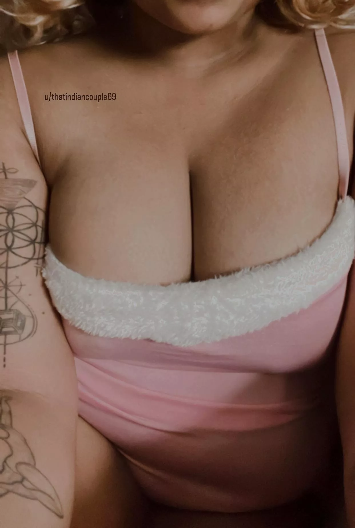 Love how my dress keep my tits extra tight posted by ThatIndianCouple69