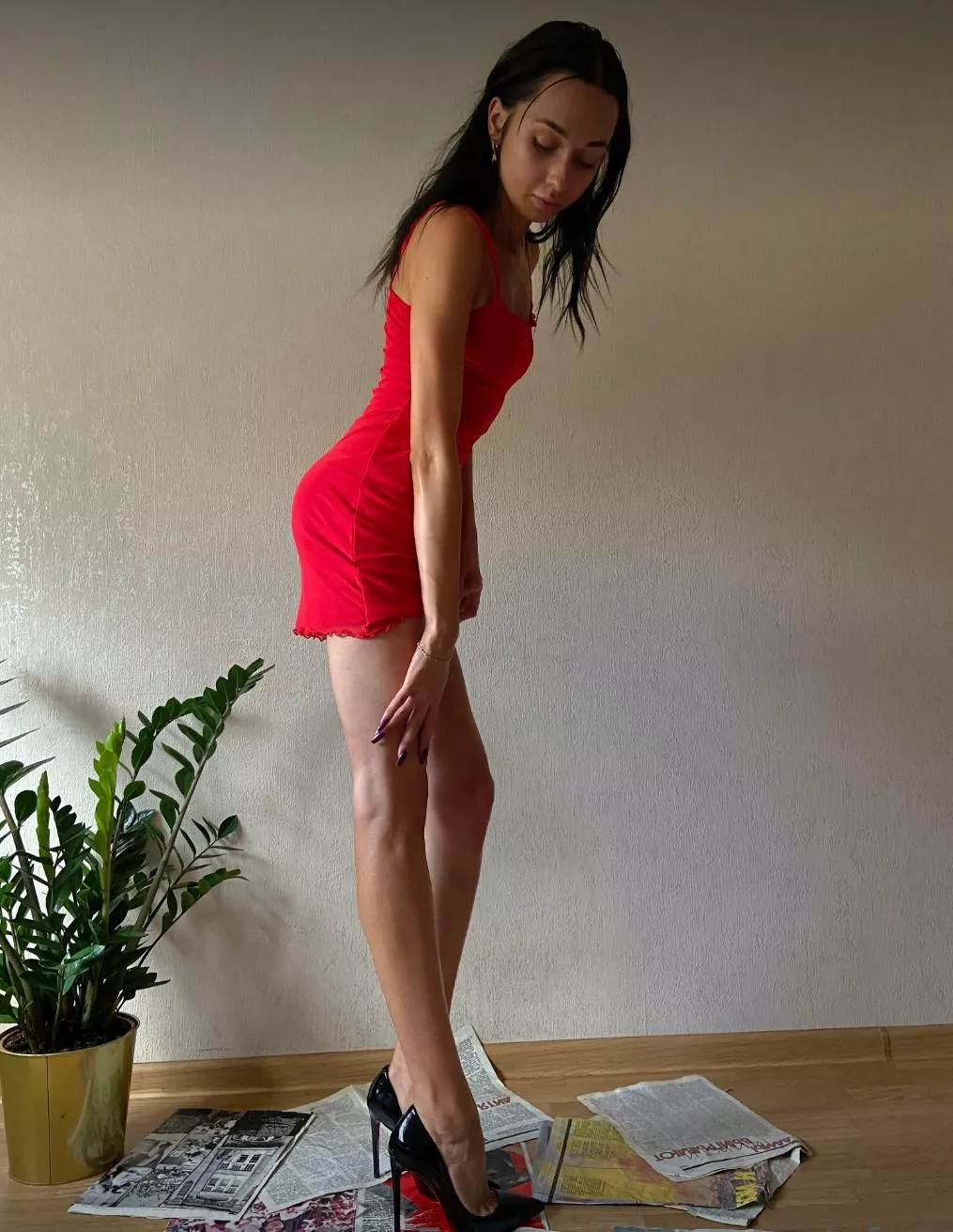 Red is my color posted by clammyclothing