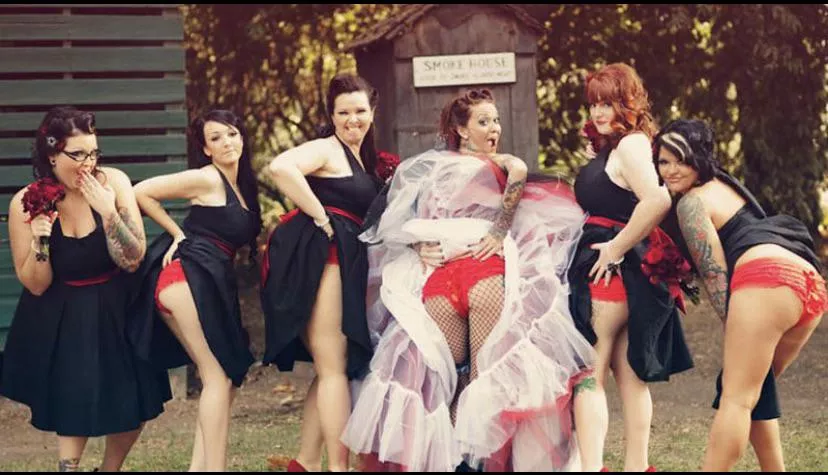 Red is the color of this wedding. posted by Overall_Stable185