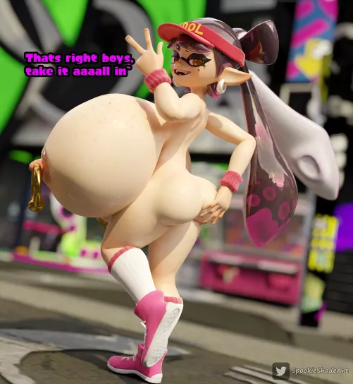 Showing off for her fans by sinistersnuggles