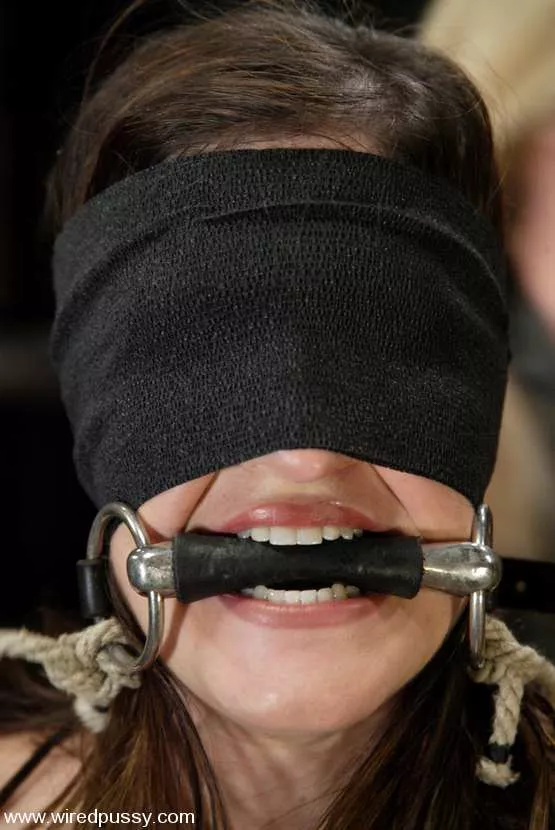 Stacy Stax bit gagged and blind posted by throw4waykink