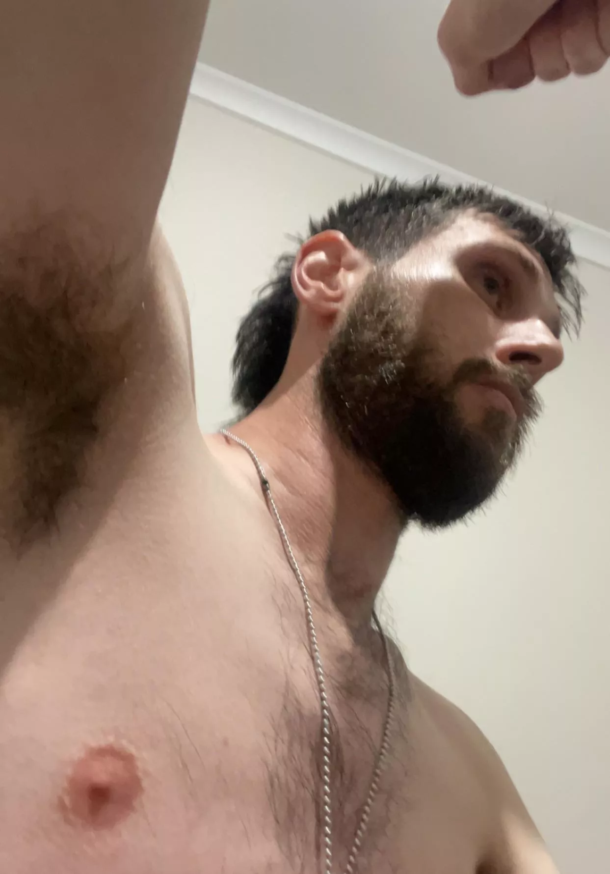 What do you think of me? 32 m Aussie. And should I keep growing the mullet or keep it like this? posted by MountainKiwi3384