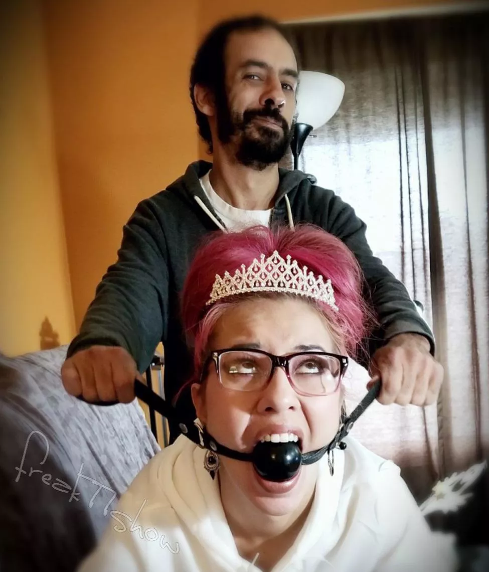 When you find yourself a Princess... gag her! posted by freak7_7show