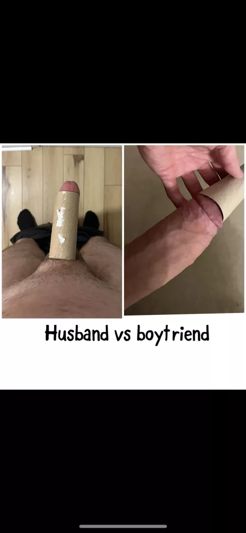 Wives eyes don’t lie, size does matter. Just have to let them see the difference and then your wife’s life can be changed for the better. Be a good husband and let her explore ;) by Nervous_Caregiver291