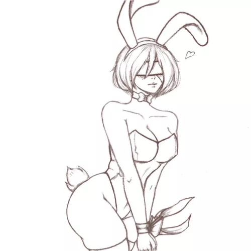 2B (milkypeach1) [NieR:Automata] by MilkyPeach_