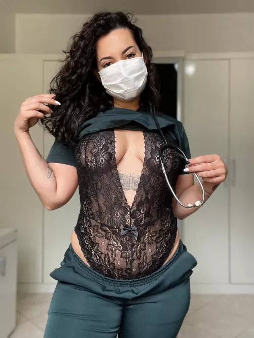 Always a surprise behind the scrubs by lunasoares