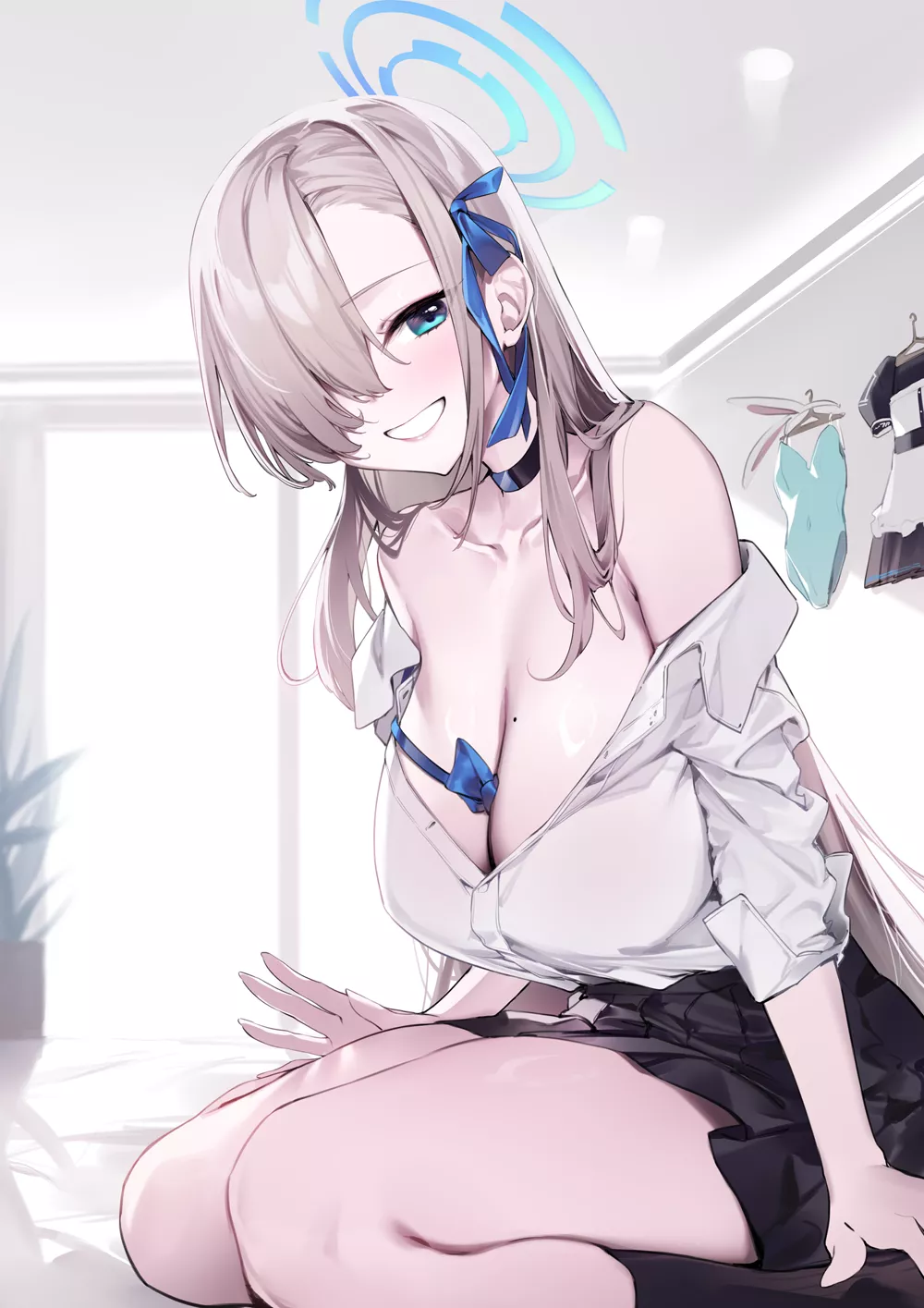 Asuna offering her thighs posted by xSaviour_N