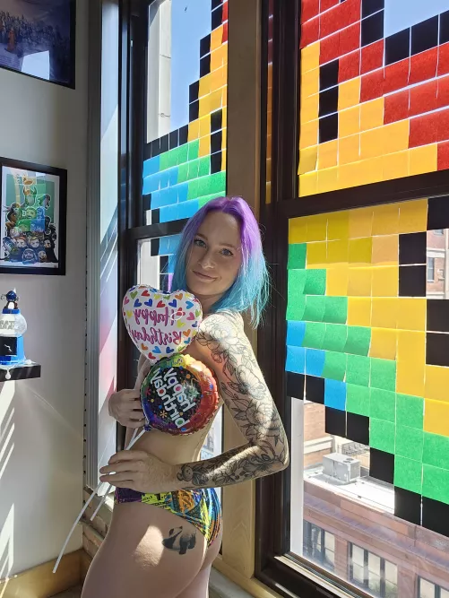 Bubbly Blue Haired Birthday Girl 🥳 by _MyLittlePanda_