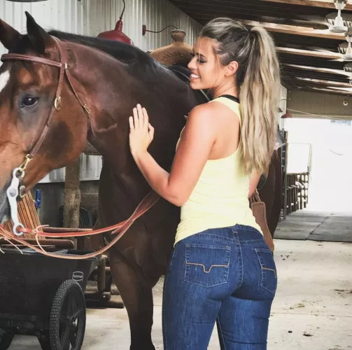 Cowgirl with a booty by d4rksadist54