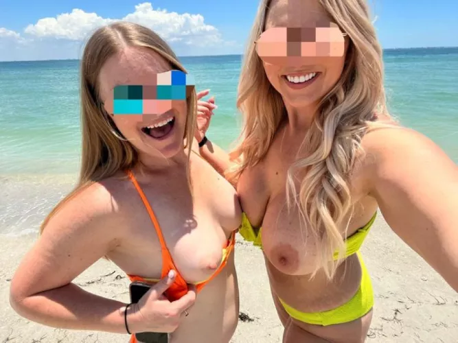 Every beach is a nude beach when we show up! by yournaughtynursefl