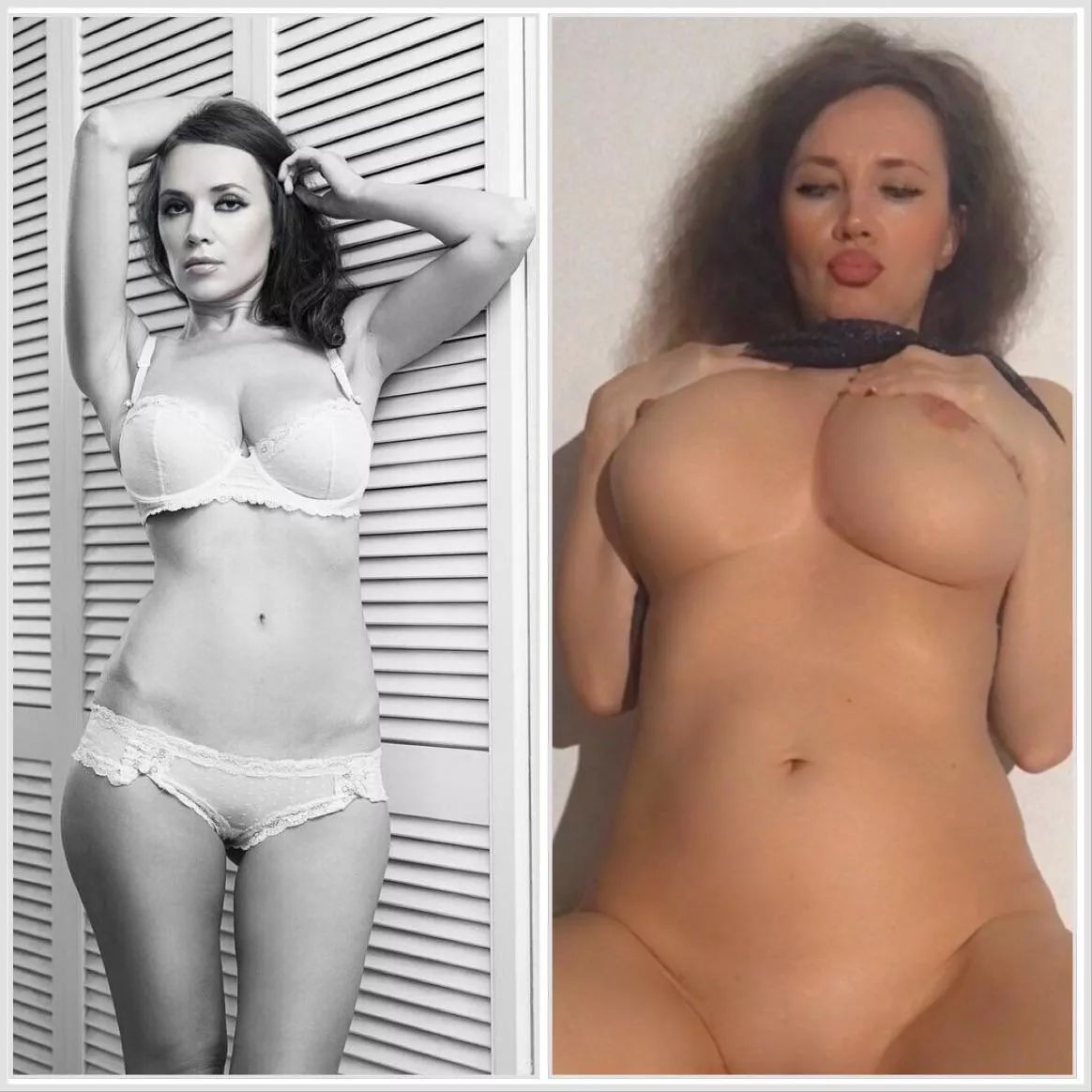 First just in a nice lingerie then horny slut posted by Xiaret