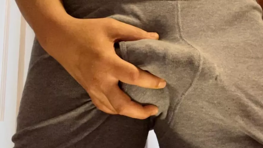 I just can’t stop grabbing myself! 😏 (OC) by AverageGuyCumming