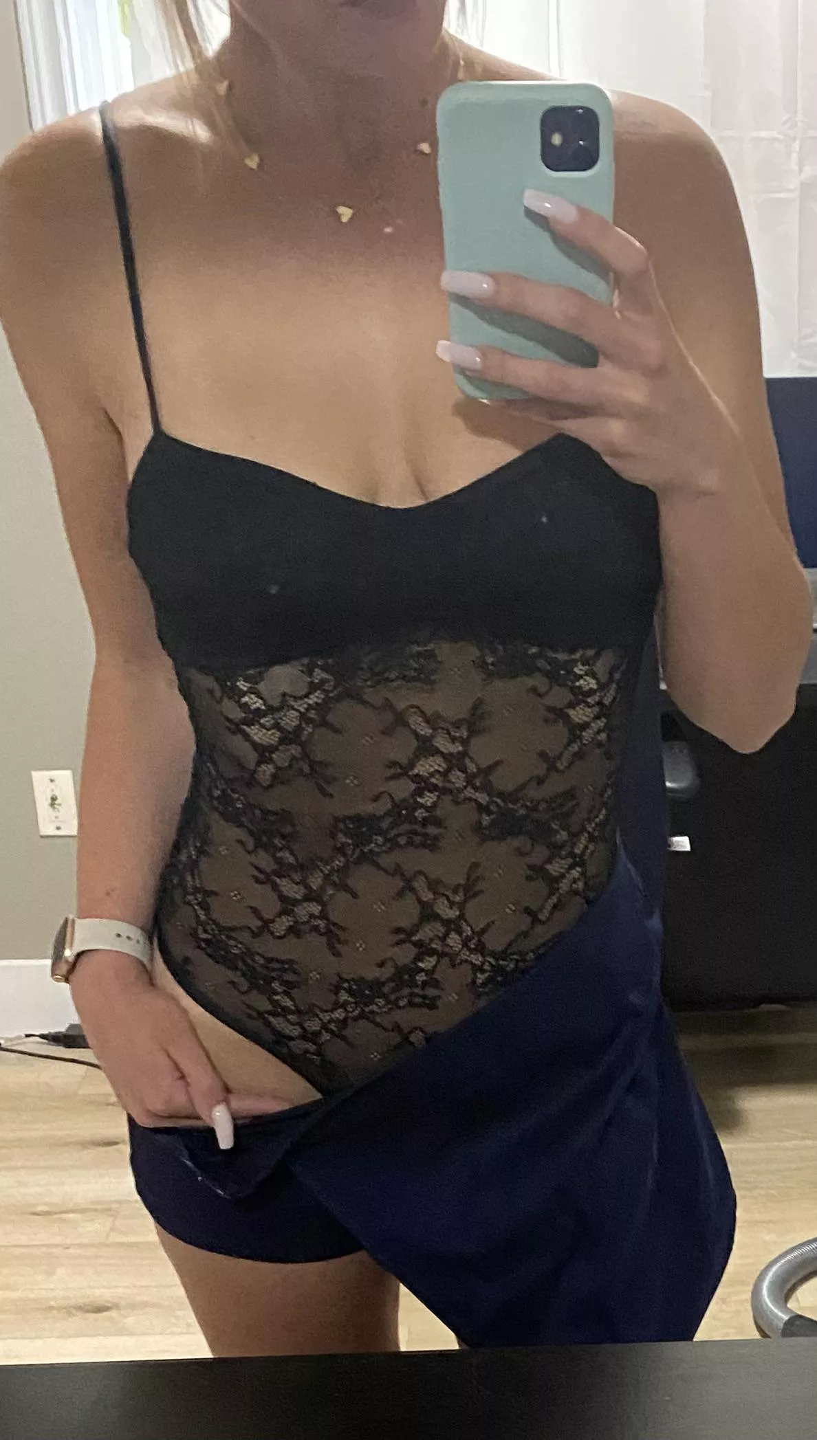 Love wearing lingerie out to the clubs. posted by LuckyShy_