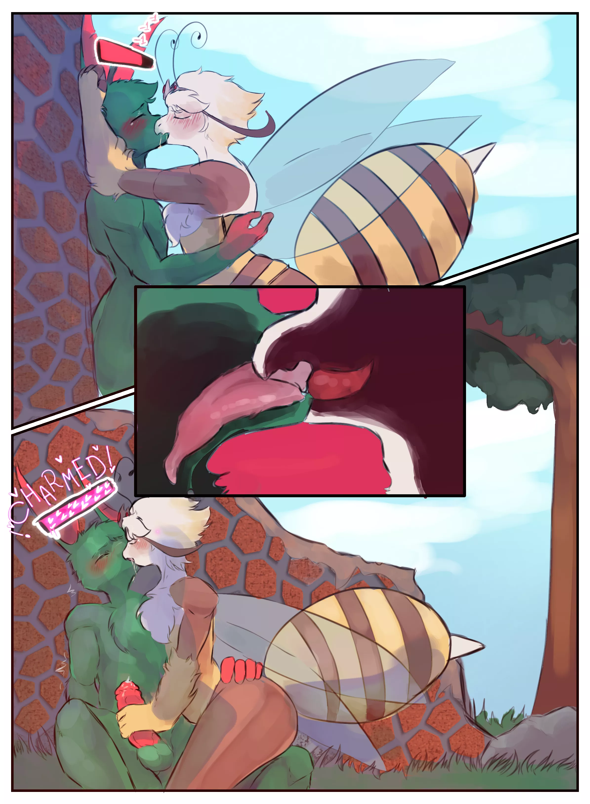 [MM] A wild bee attack (art by me) posted by sonofan_oficial