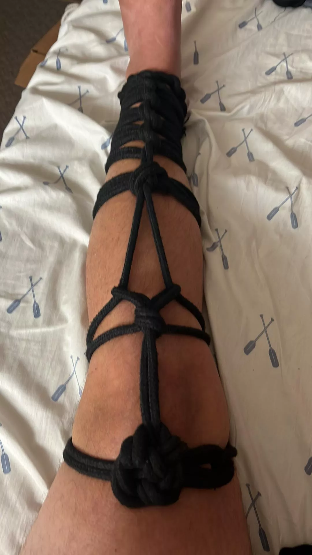 Morning self-tie posted by AngelandSir