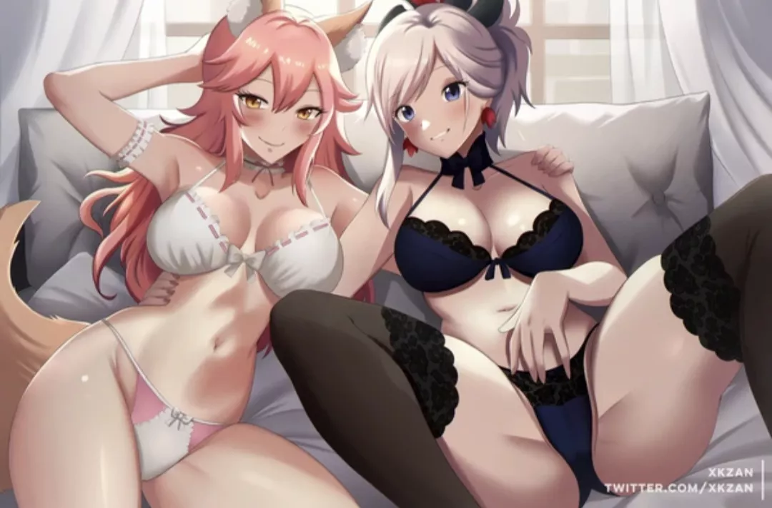 Musashi & Tamamo posted by Brown_Seude_Shoes