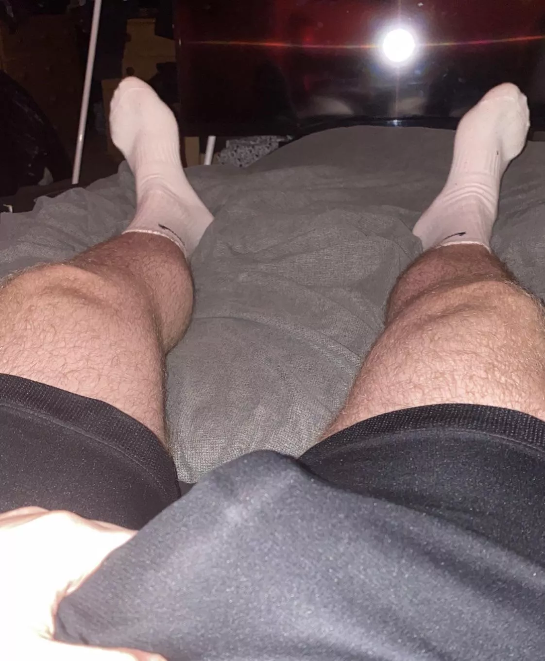 My dick feels so good through these shorts posted by Anteio