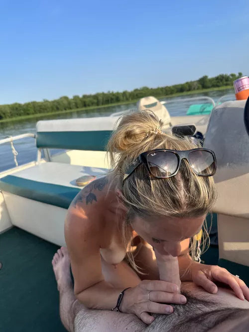 On my knees on a boat! by Fun_Path_1981