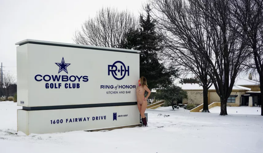 Remembering that Texas snow… by LucilleAndP