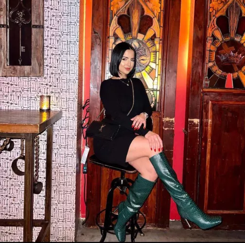 Snake skin boots by highheelbootlover