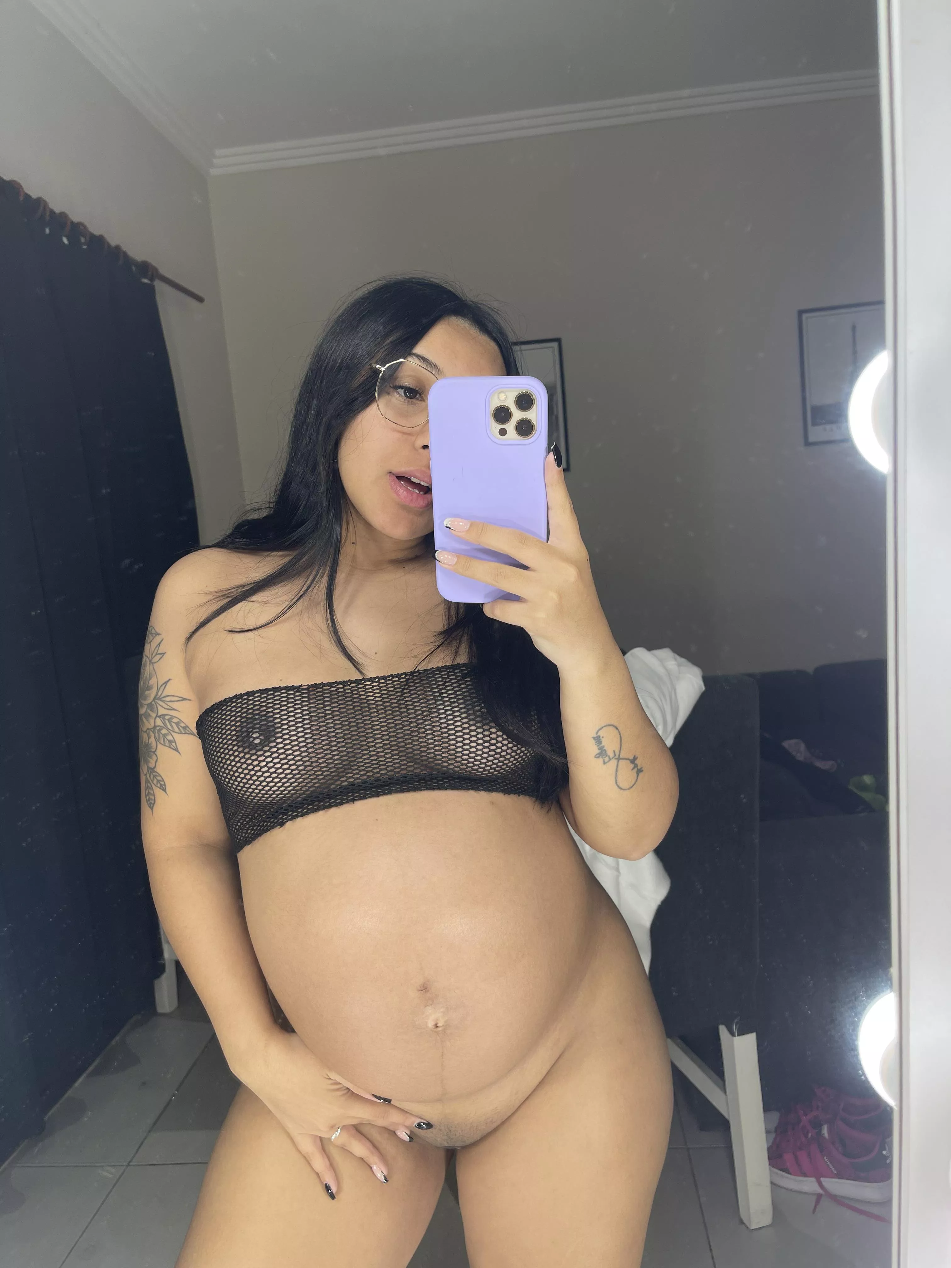 7 months pregnant🤰🏻 my Beautiful belly posted by Aguussdani22