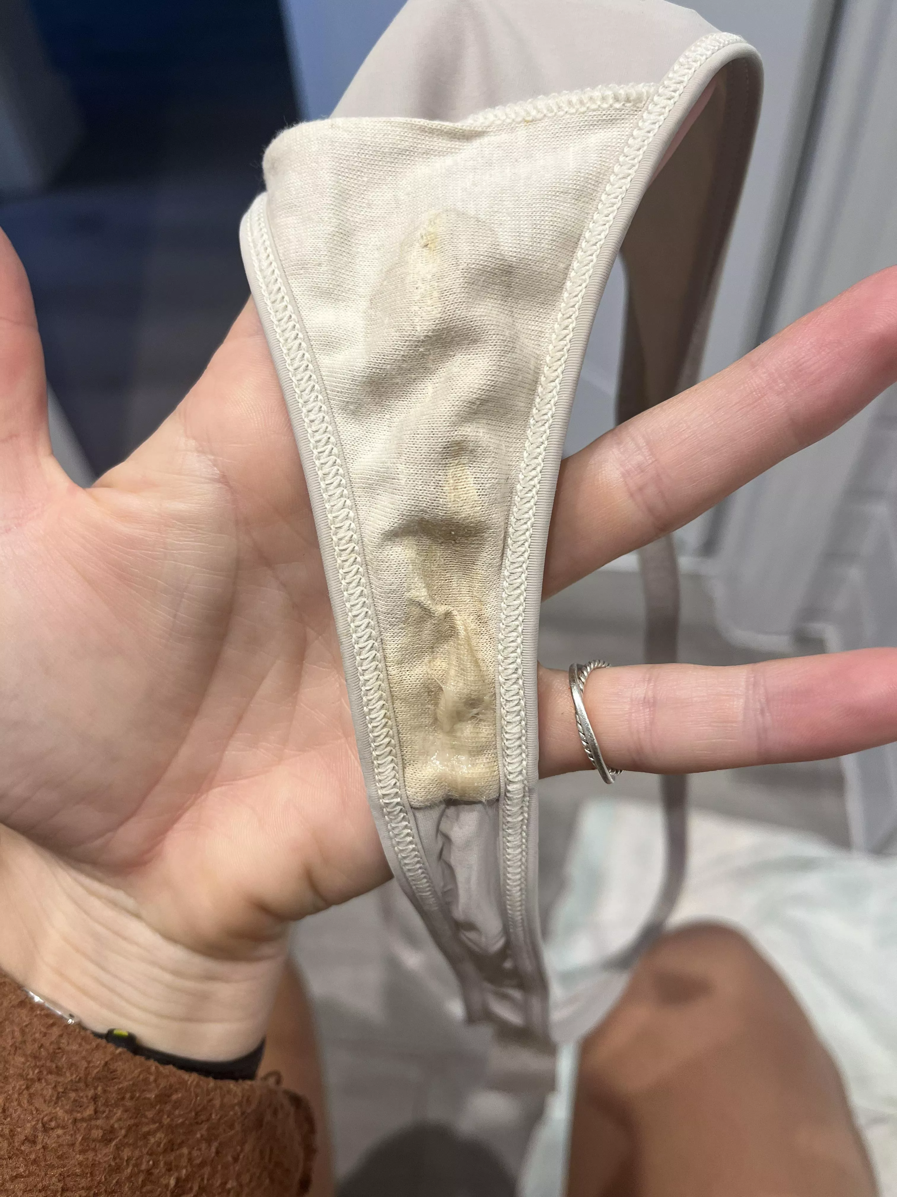 Cream & sweat in my creamy panties. 🥵 posted by fitasfxckOF