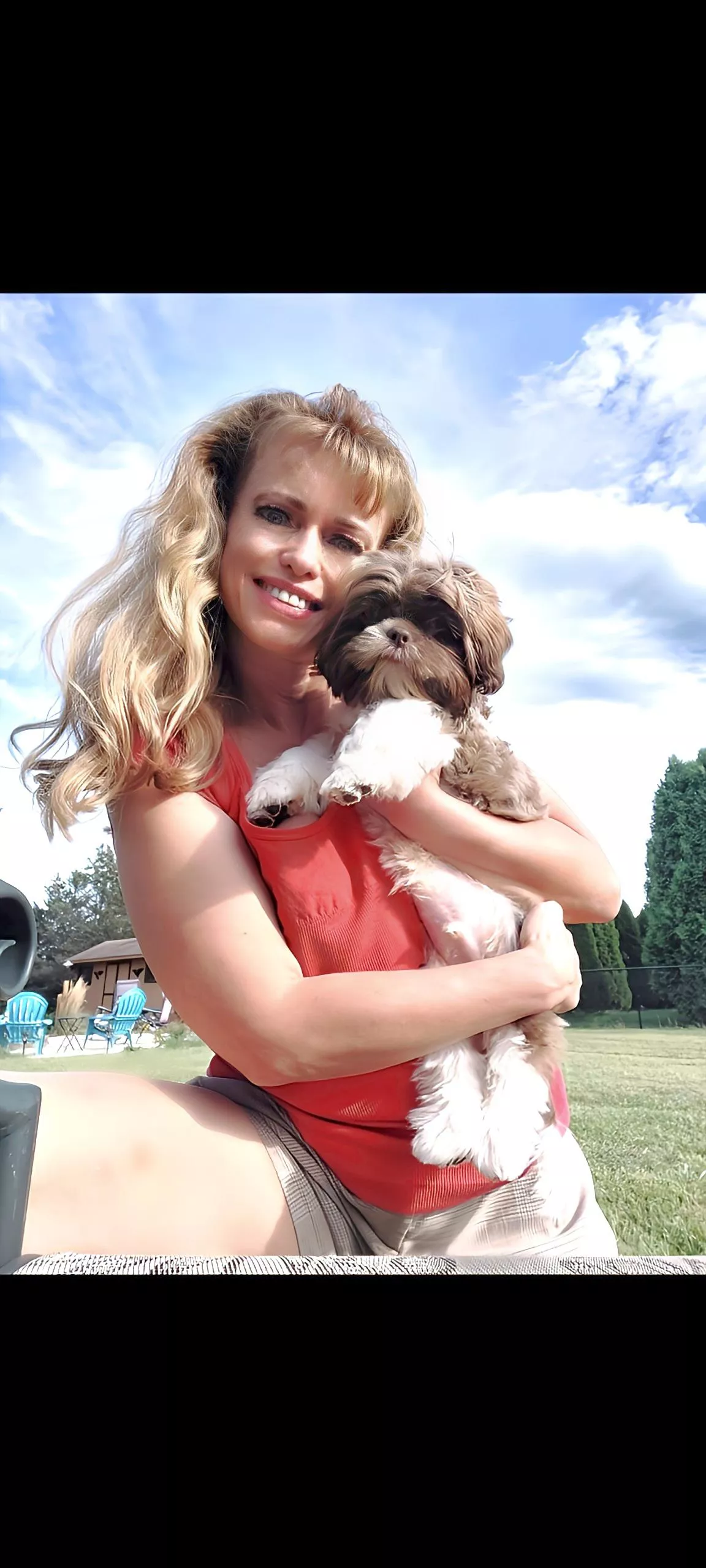 Gotta smile when holding my new puppy posted by LanaRN69