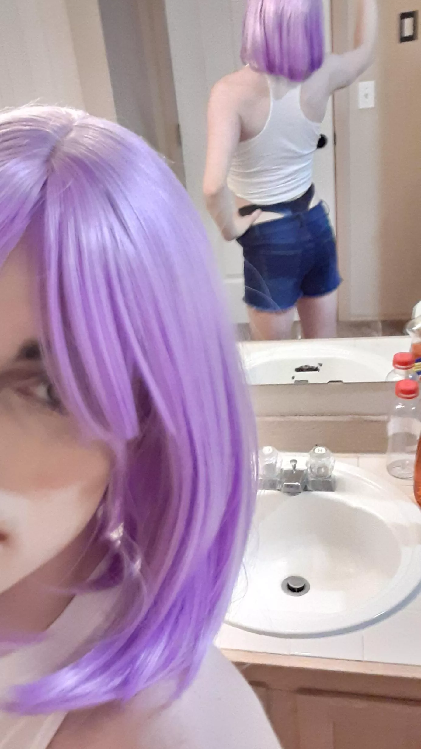 Is this enough latex? Latex thong under my going out outfit posted by KinkyStruggles