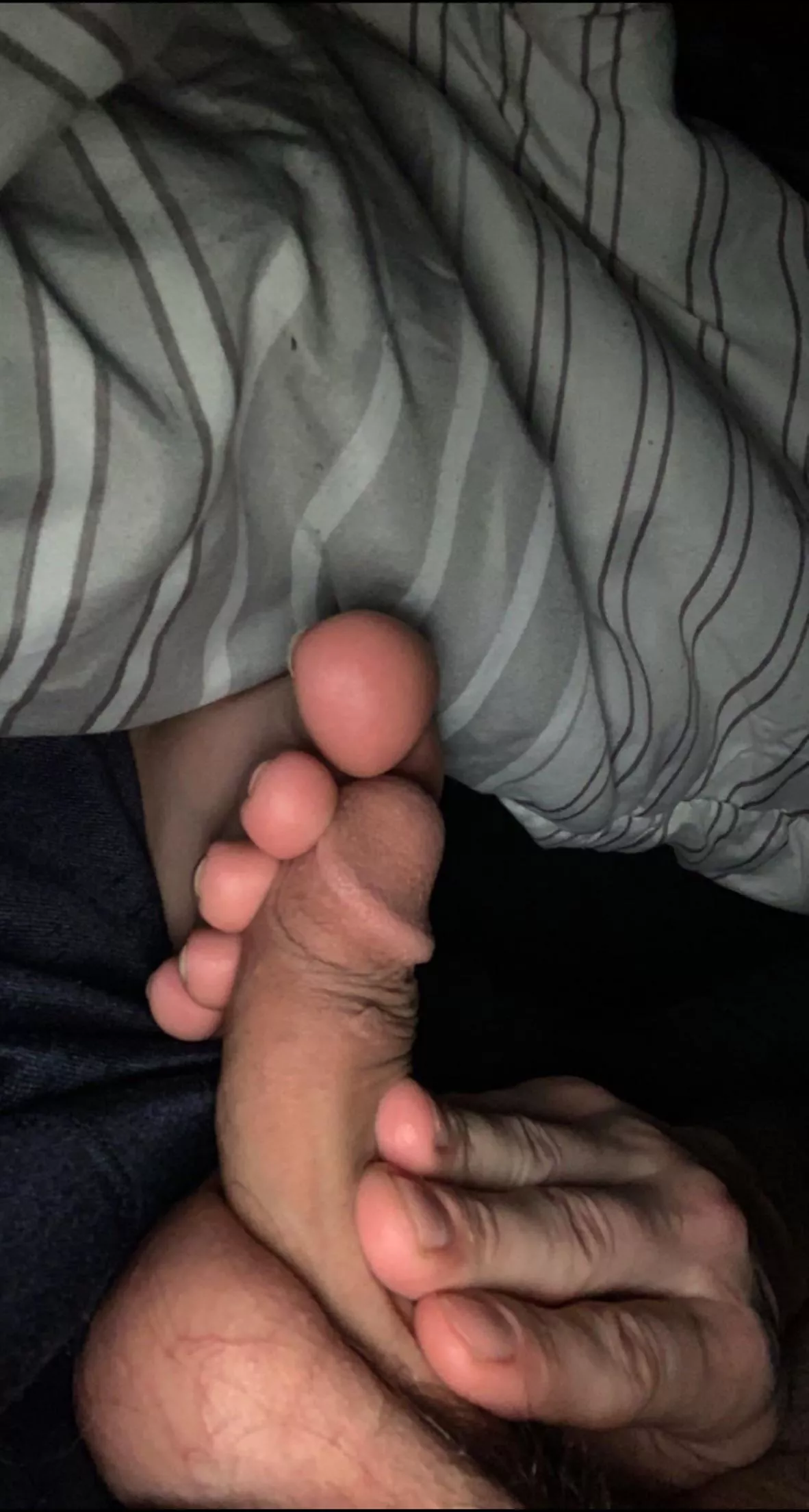 My bf snuck a pic of this while I was sleeping (Oc) posted by SilkyToez82