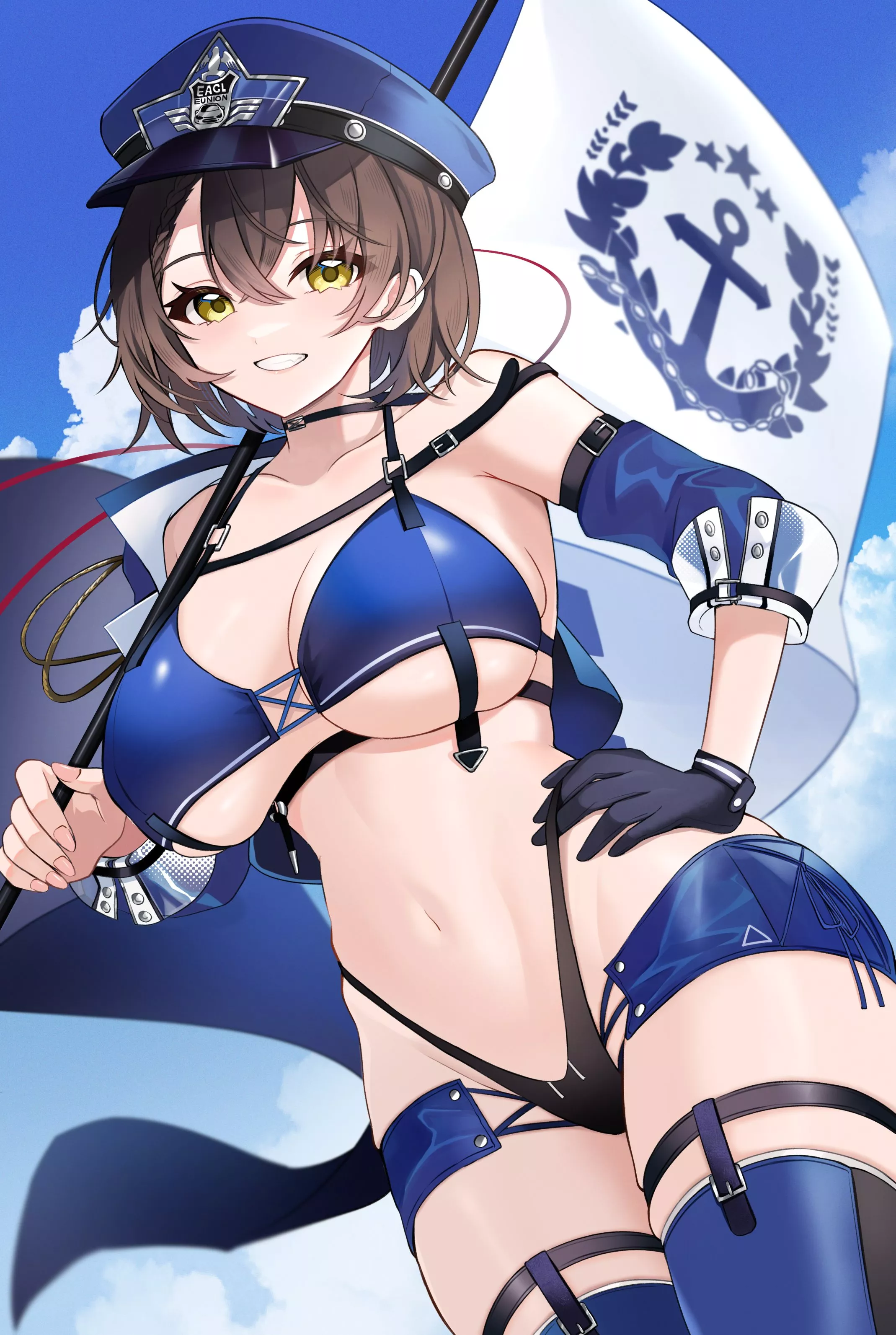 Race Queen Baltimore (Yamaha Tsui) [Azur Lane] posted by llamanatee