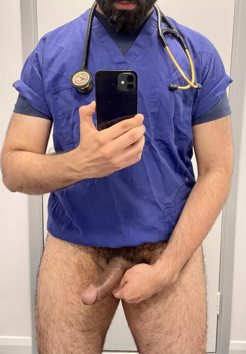 Scrubs on or off? 🤔👀 by Beginning_Wait_3721