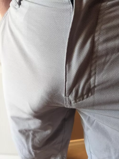 Think people at work noticed? Let me know. I love going commando, you? by After-Answer-Y