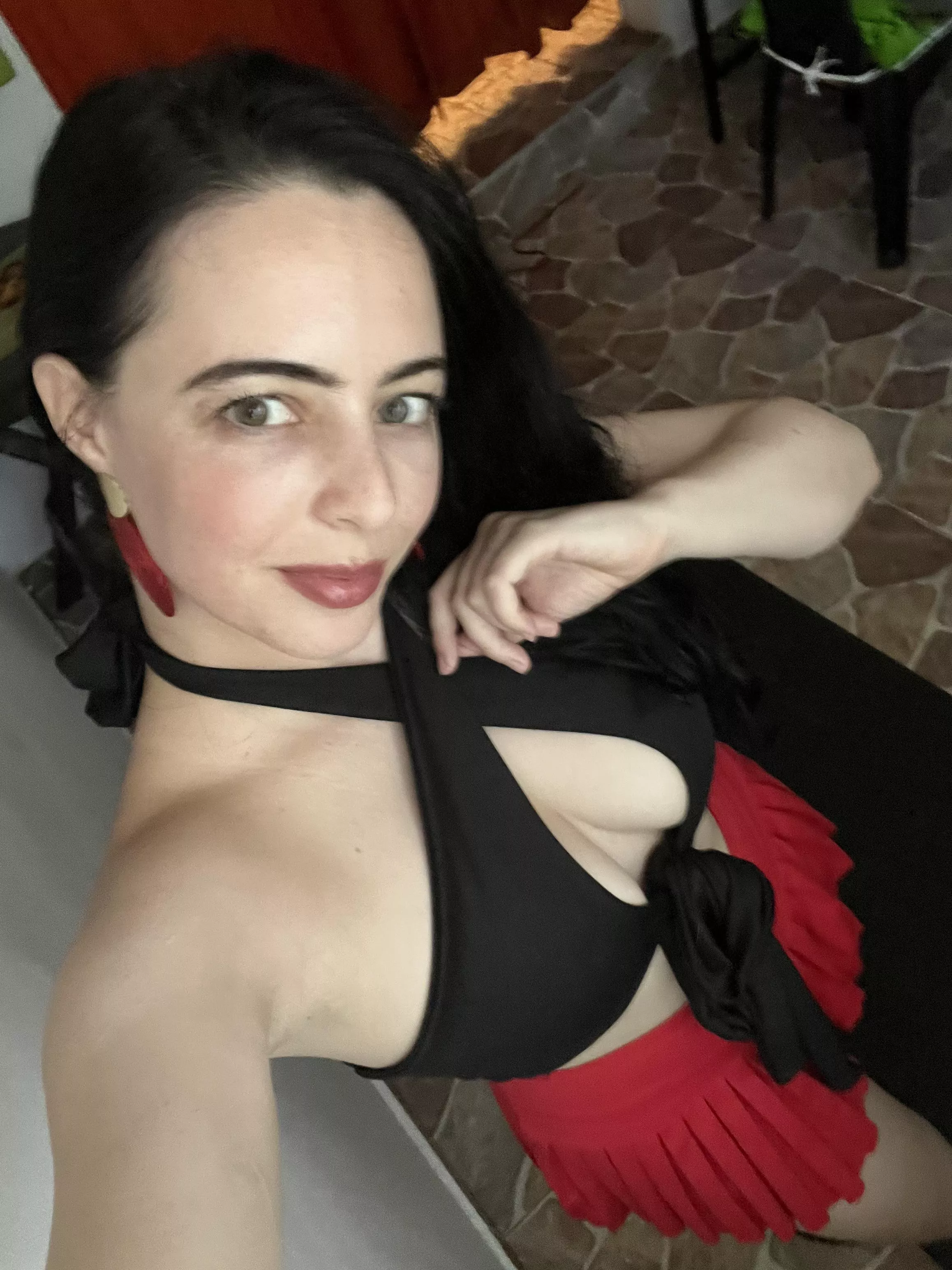 Was this outfit too sexy for dance class? posted by luisathorne