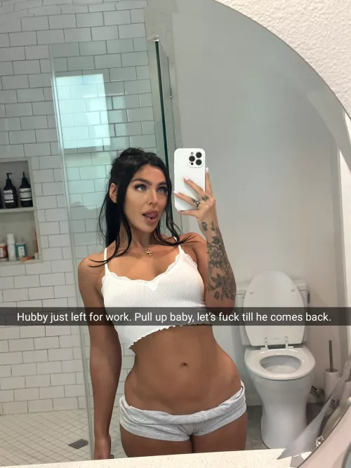 When he gets back we can say you're here to visit him😉 by SampleFluid